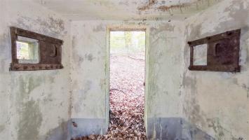 Ligne Maginot - FM41 - GRAND MUEHLBERG 1 - (Blockhaus pour arme infanterie) - L'entrée et les deux créneaux latéraux