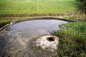 Ligne Maginot - B285 - BEAULIEU SUD - (Blockhaus pour canon) - L'orifice du périscope au dessus de la dalle du blockhaus