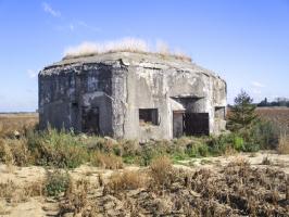 Ligne Maginot - B311 - LA COUTURE - (Blockhaus pour canon) - Face orientée côté sud-ouest.