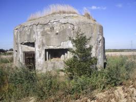 Ligne Maginot - B311 - LA COUTURE - (Blockhaus pour canon) - Face orientée côté sud.