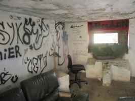 Ligne Maginot - B313 - GRUSON NORD-OUEST - (Blockhaus pour canon) - Vue d'intérieur