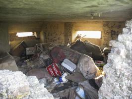 Ligne Maginot - B264 - Le BILEMONT (Blockhaus pour canon) - Intérieur du blockhaus.