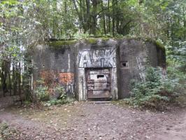 Ligne Maginot - B303 - Le FOREST (Blockhaus pour canon) - Vu de la GR 121 B.
