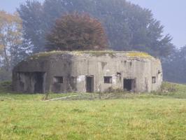 Ligne Maginot - B349 - MONTURY (Blockhaus pour canon) - Blockhaus situé dans un pré.