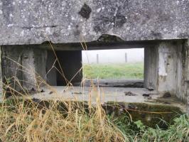 Ligne Maginot - B352 - LANNAY Nord (Blockhaus pour arme infanterie) - Le créneau pour canon du blockhaus.