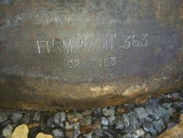 Ligne Maginot - T7 - BOIS DE LA TASSONNIERE OUEST (TD N° 363) - (Cuve pour arme d'infanterie) - Marquage fonderie de Denain Nord