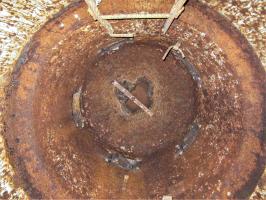 Ligne Maginot - TRAUTBACH OUEST - (Blockhaus pour arme infanterie) - La cloche a subi des essais de charges creuses effectués par les allemands