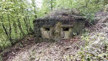 Ligne Maginot - M10 - NONNENHARDT EST 3 - (Blockhaus pour arme infanterie) - La façade avant