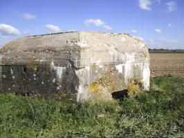 Ligne Maginot - BEF 329 - LA COUTURE SUD 3 - (Blockhaus pour arme infanterie) - Face orientée côté est.