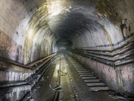 Ligne Maginot - MONT DES WELCHES - A21 - (Ouvrage d'artillerie) - Entrée munitions 
Le bas du plan incliné