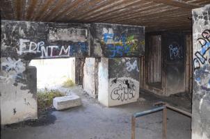 Ligne Maginot - 85 - HASELBERG - (Casemate d'infanterie - double) - Entrée du matériel