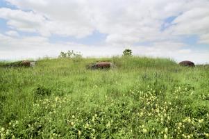 Ligne Maginot - BAMBIDERSTROFF SUD - C71 - (Casemate d'infanterie) - Vue frontale sur les cloches