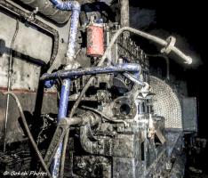 Ligne Maginot - KERFENT - A34 - (Ouvrage d'infanterie) - L'usine électrique
Groupe électrogène à moteur Renault