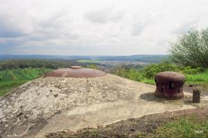Ligne Maginot - KERFENT - A34 - (Ouvrage d'infanterie) - Bloc 4
Vue depuis la cloche VP sur Longeville-lès-St-Avold