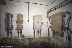 Ligne Maginot - KERFENT - A34 - (Ouvrage d'infanterie) - Le central téléphonique, boîtiers de protection et répartiteur principal de l'ouvrage