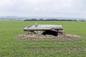 Ligne Maginot - BININGERWIESE 2 - (Blockhaus pour arme infanterie) - Facade arrière et l'entrée