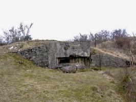 Ligne Maginot - BREITWIESE 2 - (Blockhaus pour canon) - Façade de tir