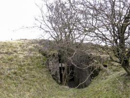 Ligne Maginot - BREITWIESE 2 - (Blockhaus pour canon) - Façade arrière
