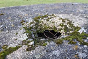 Ligne Maginot - DORFWIESE 2 - (Blockhaus pour arme infanterie) - Impact d'obus