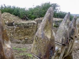 Ligne Maginot - GARTEN 1 - (Blockhaus pour arme infanterie) - La destruction du blockhaus