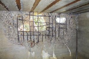 Ligne Maginot - GROSSFELD - (Blockhaus pour arme infanterie) - Impacts d'obus