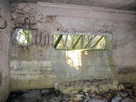 Ligne Maginot - GUCKENBERG 3 - (Blockhaus pour canon) - L'intérieur
Créneau du canon