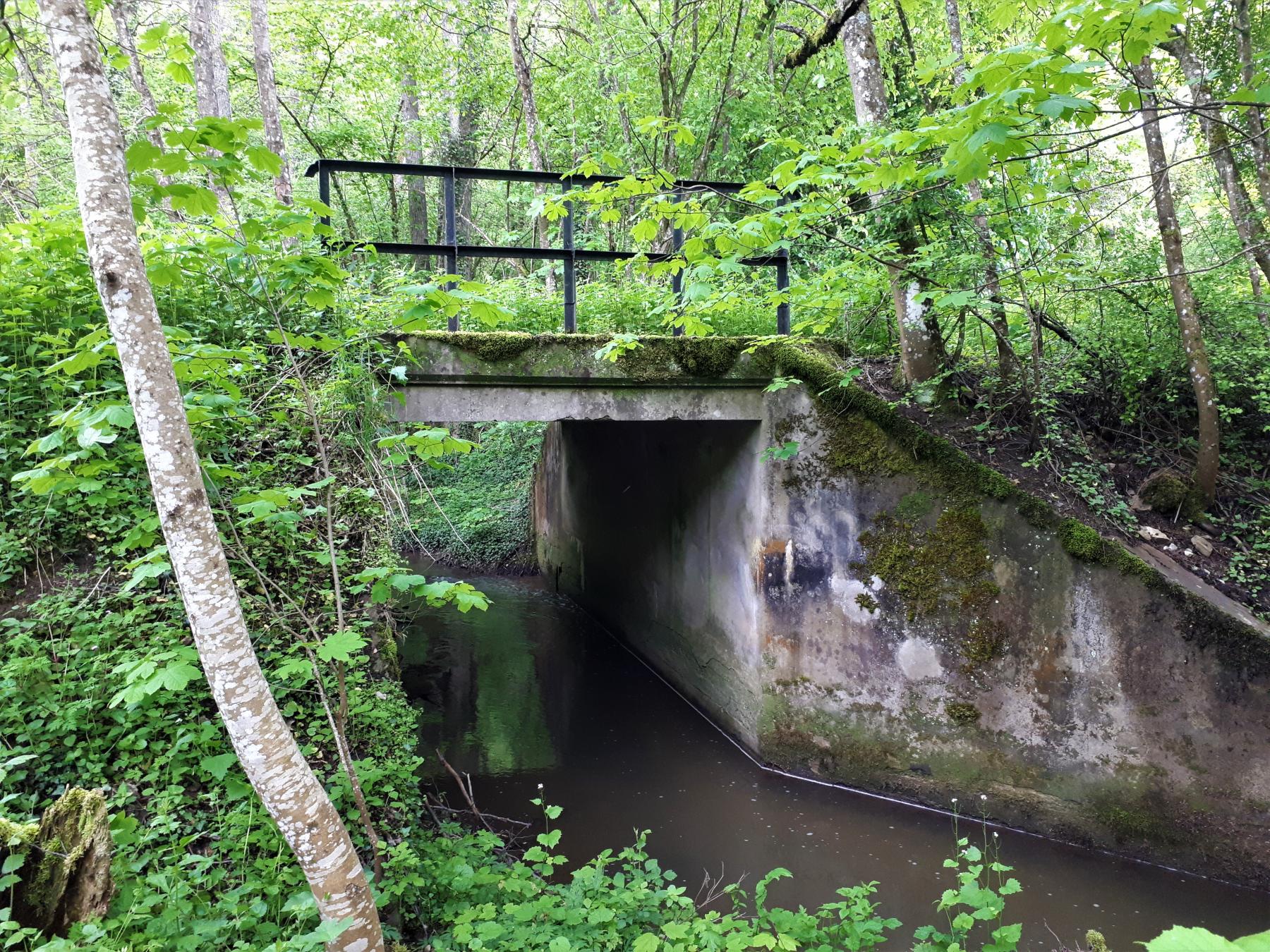Ligne Maginot - VF60 - ANTENNE DE L'OUVRAGE DU FOUR-à-CHAUX - (RESEAU - Voie 60 - Antenne ou rocade ferroviaire) - 6 - PONT SUR LE SCHMELZBACH