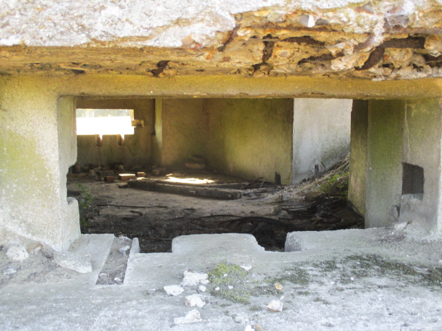 Ligne Maginot - B115 - ROMMEL BECQUE - (Blockhaus pour canon) - Intérieur du B 115 - Rommel Becque.