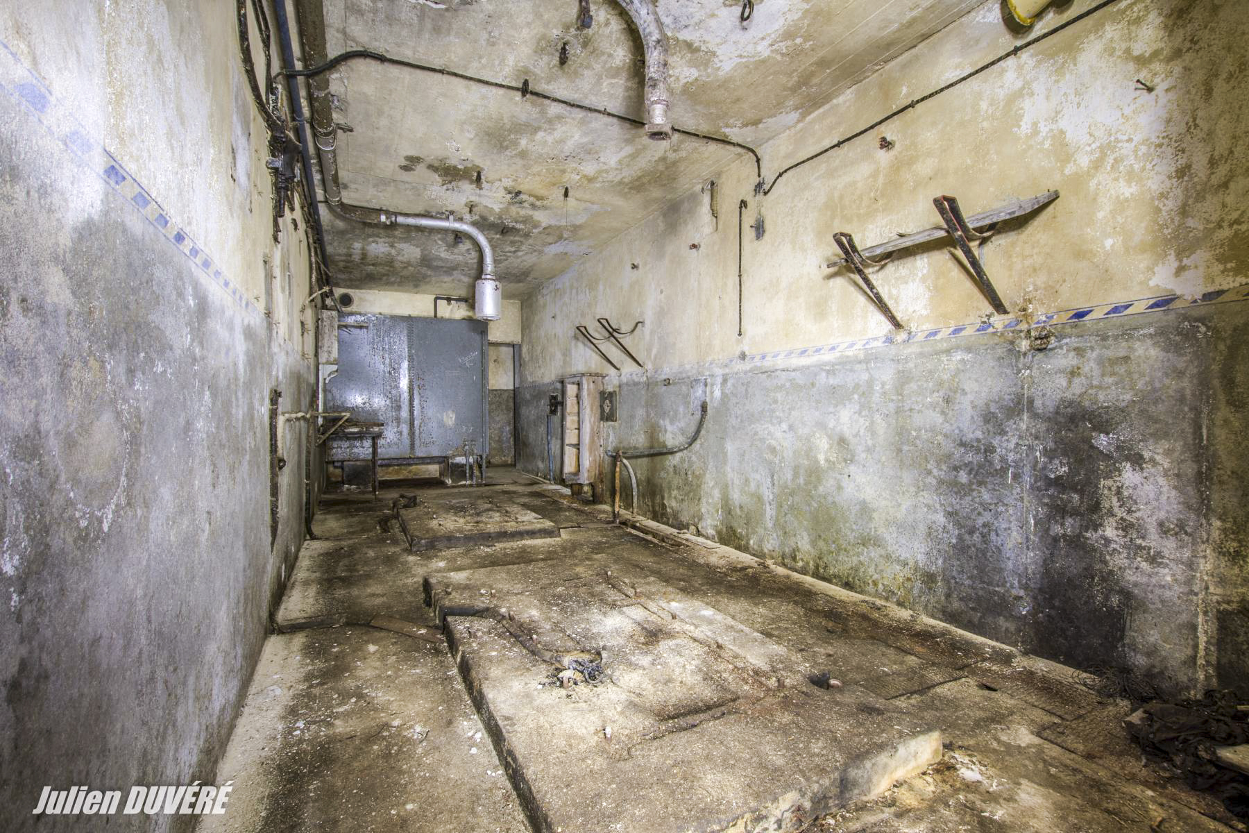 Ligne Maginot - RIPPERT - X13 (QUARTIER KARRE - II/168°RIF) - (Abri) - L'usine électrique, désormais totalement dépouillée.