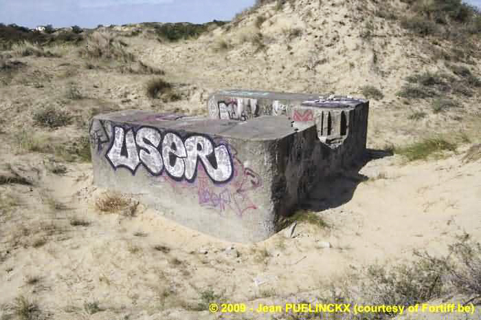 Ligne Maginot - DUNES SUD - (Cuve pour canon) - 
