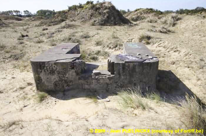 Ligne Maginot - DUNES SUD - (Cuve pour canon) - 