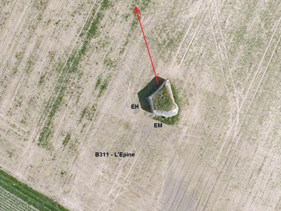Ligne Maginot - B311 - LA COUTURE - (Blockhaus pour canon) - 