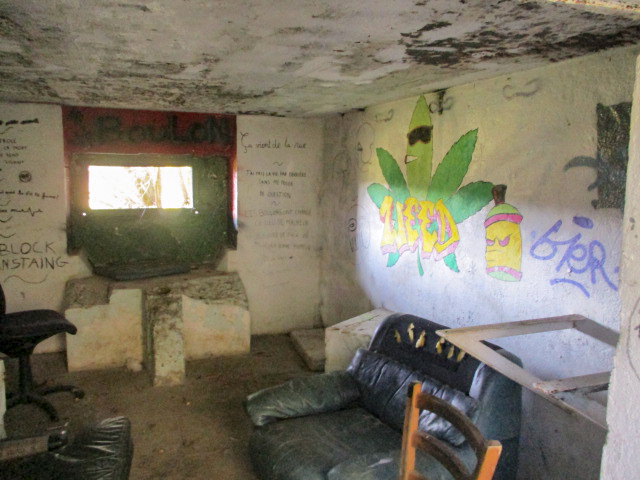 Ligne Maginot - B313 - GRUSON NORD-OUEST - (Blockhaus pour canon) - Vue d'intérieur
