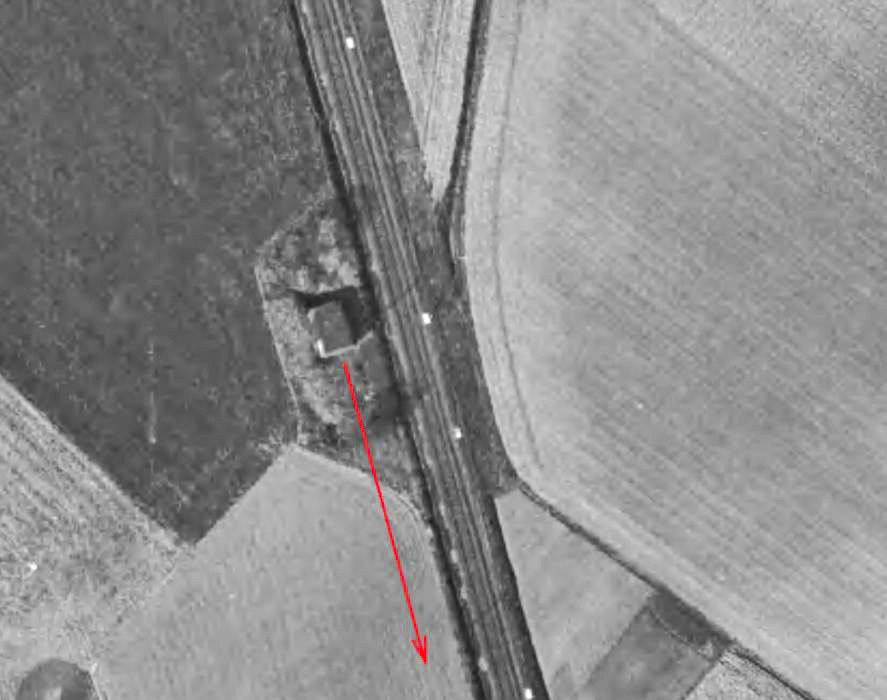 Ligne Maginot - B313 - GRUSON NORD-OUEST - (Blockhaus pour canon) -  - IGN - Géoportail 1965