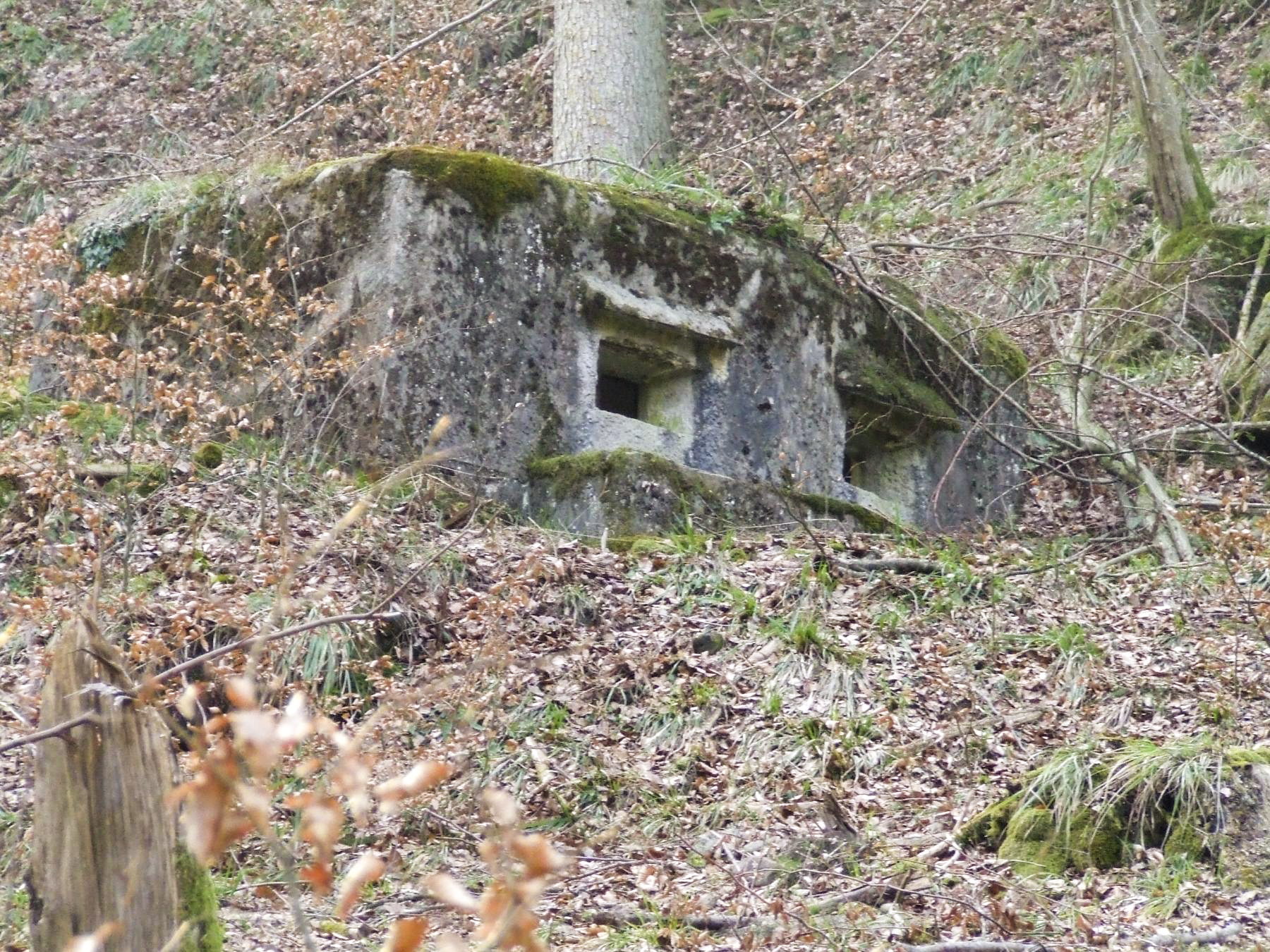 Ligne Maginot - M10 - NONNENHARDT EST 3 - (Blockhaus pour arme infanterie) - La façade avant