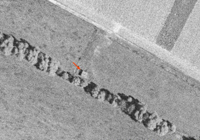 Ligne Maginot - BEF 277 - LA PLANQUE - (Blockhaus pour arme infanterie) -  - IGN - Géoportail 1953