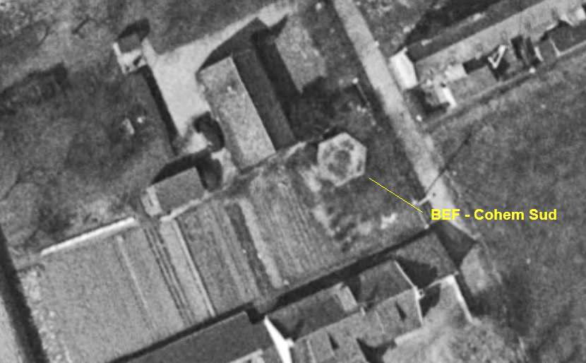 Ligne Maginot - BEF 706 - COHEM Sud (Blockhaus pour arme infanterie) -  - IGN - Géoportail 1965