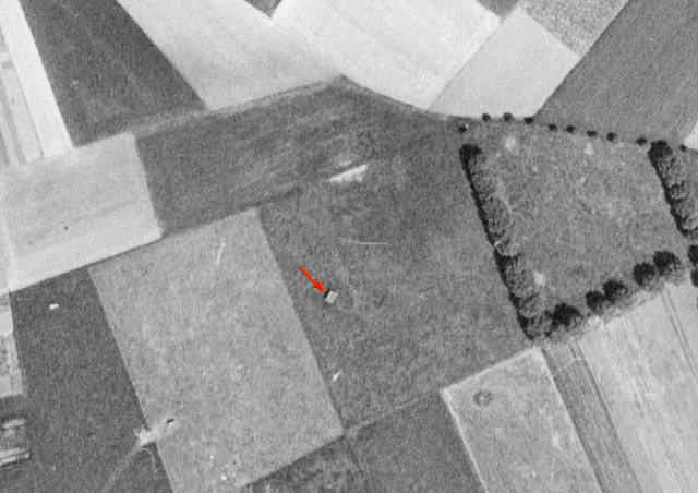 Ligne Maginot - BEF 380 - LES QUATRE CHEMINS OUEST - (Blockhaus pour arme infanterie) -  - IGN - Géoportail 1969