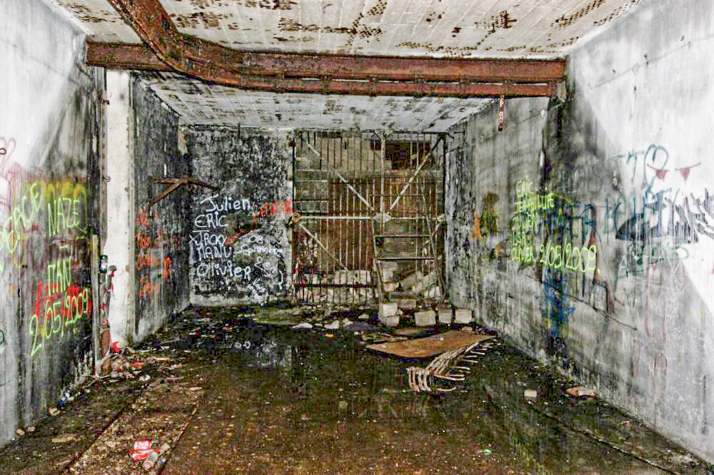 Ligne Maginot - MONT DES WELCHES - A21 - (Ouvrage d'artillerie) - Entrée munitions 
Le hall de l'entrée 