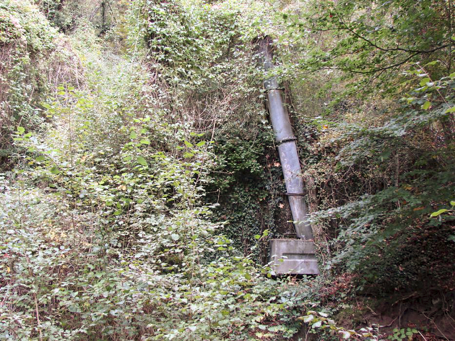 Ligne Maginot - MONT DES WELCHES - A21 - (Ouvrage d'artillerie) - Entrée des hommes
Ce qu'il en reste. L'ensemble a été merlonné et disparaît sous la végétation.