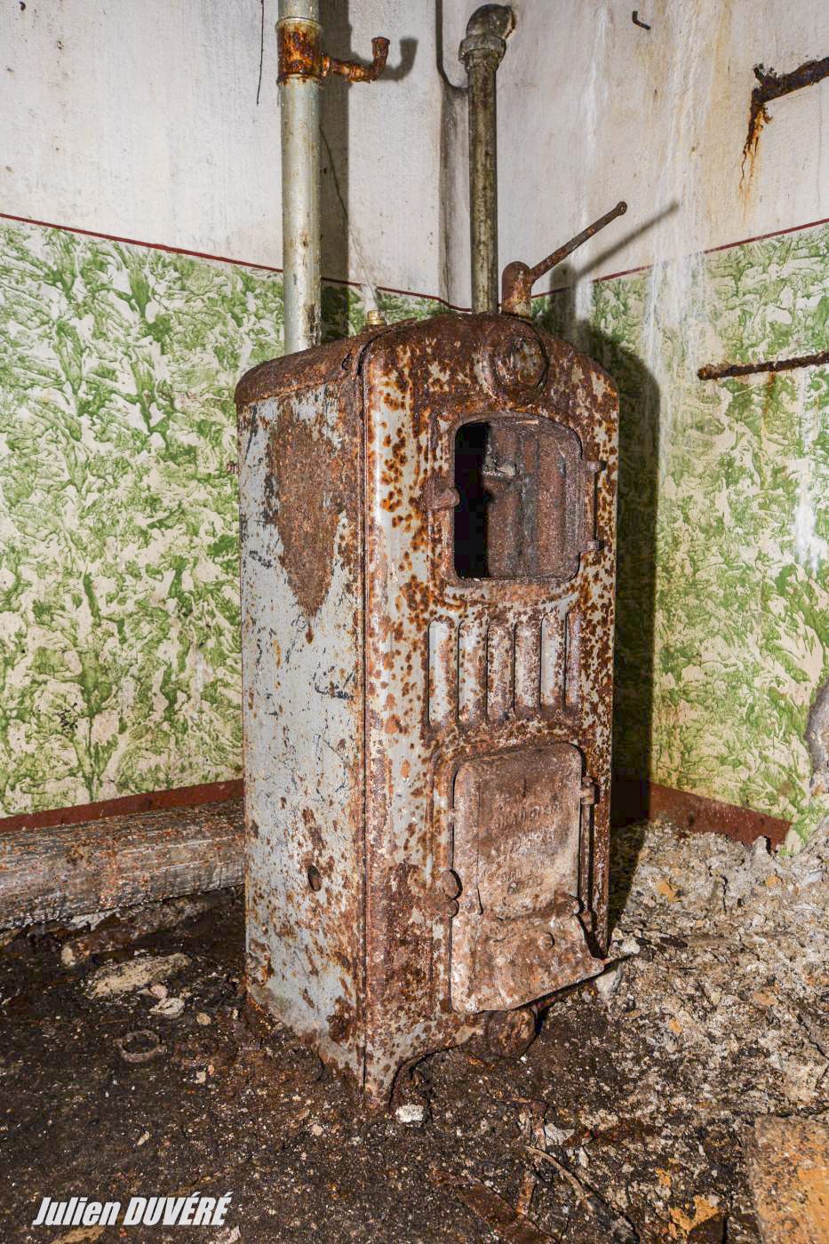 Ligne Maginot - VECKRING - X21 - (Abri) - La chaudière, dans le local de la cuisine.