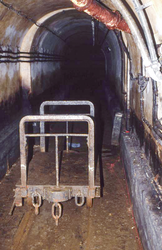 Ligne Maginot - KERFENT - A34 - (Ouvrage d'infanterie) - Wagonnet (type Sud-Est allégé) dans la galerie