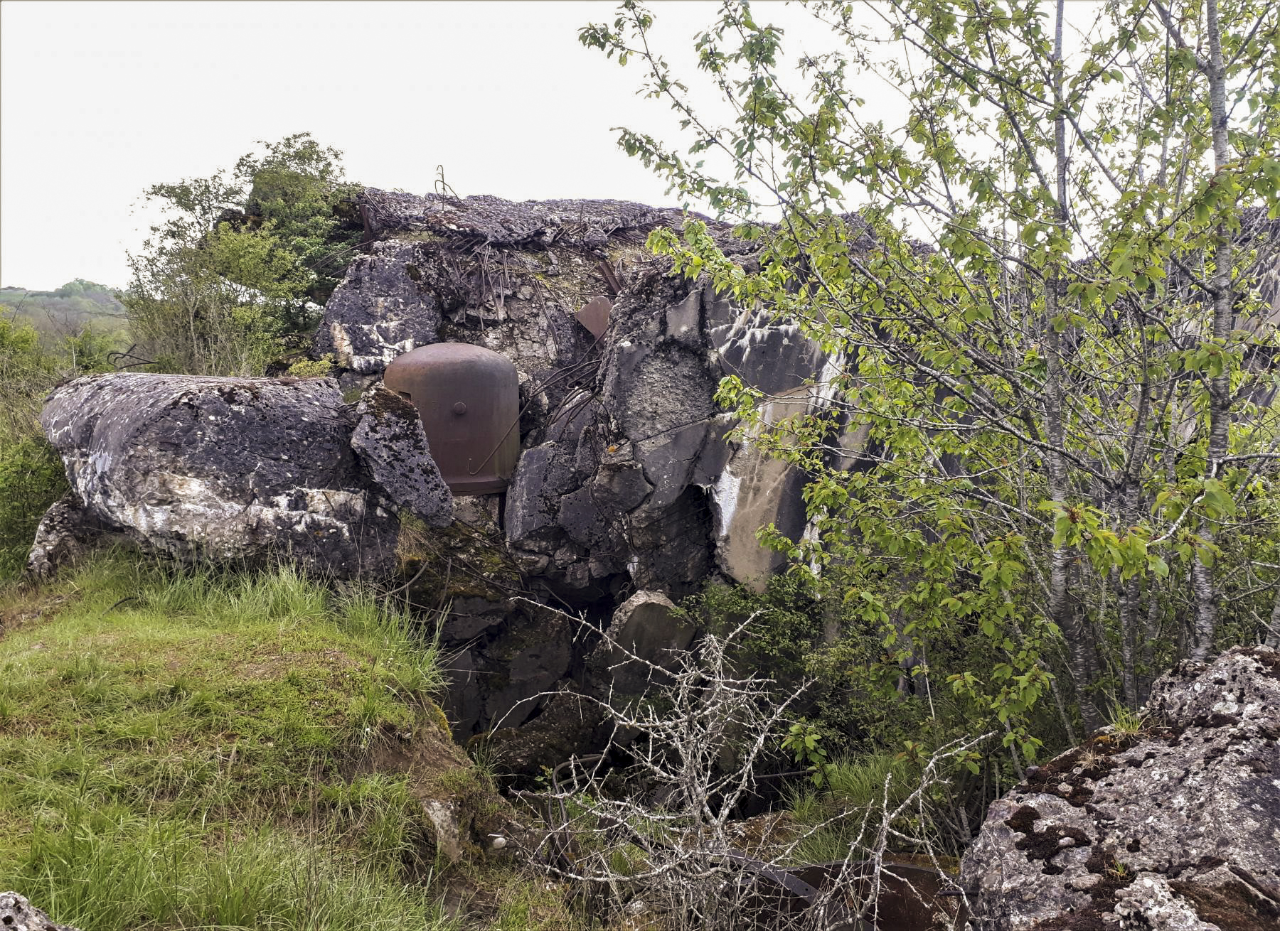 Ligne Maginot - EINSELING SUD - C73 - (Casemate d'infanterie) - Les ruines de la casemate