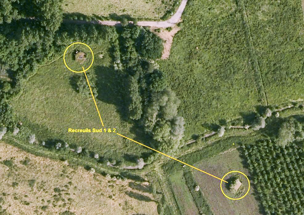 Ligne Maginot - Blockhaus BEF - RECREUILS Sud 1 & 2 - 