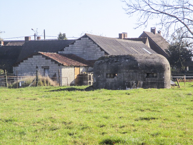 Ligne Maginot - BEF 551 - RUE de PRONEL Nord (Blockhaus pour arme infanterie) - Situé dans son environnement.