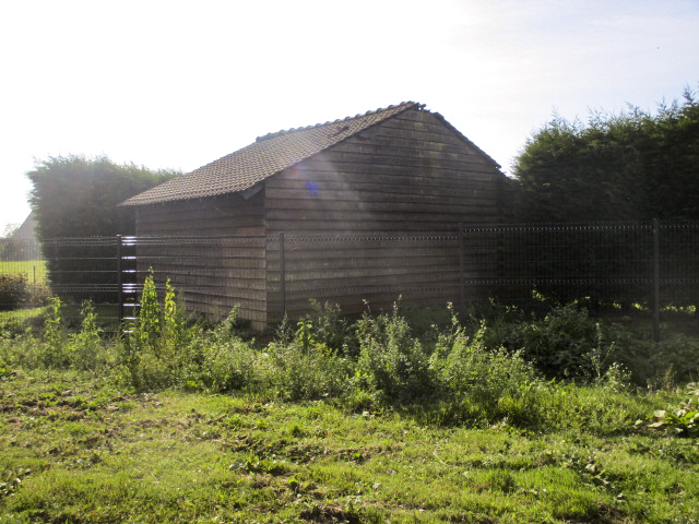 Ligne Maginot - BEF 589 - PLANARD Ouest (Blockhaus de type indéterminé) - La cabane recouvre le blockhaus.