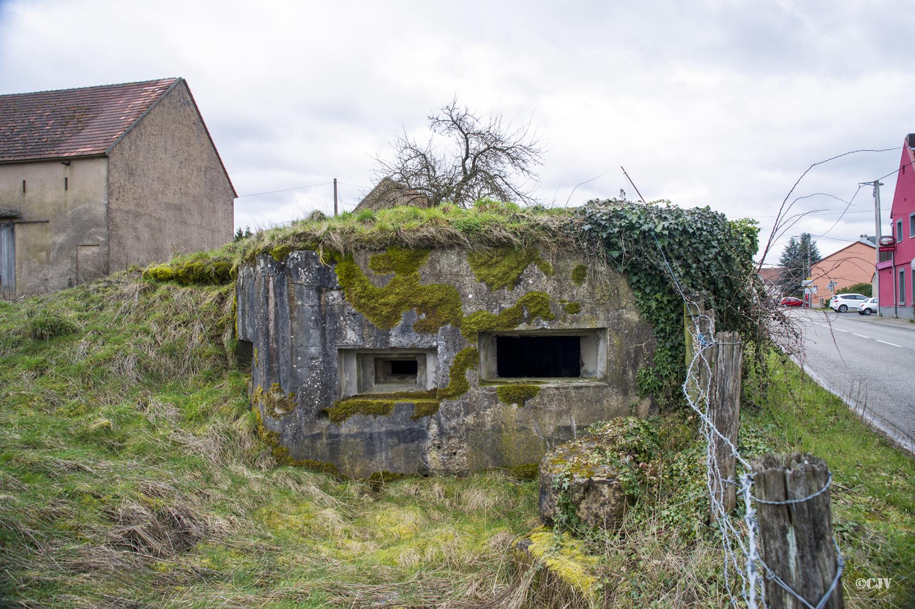 Ligne Maginot - BETTVILLER 1 (AVANT POSTE) - (Blockhaus pour canon) - 