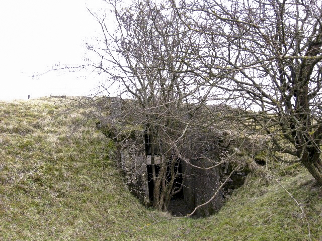 Ligne Maginot - BREITWIESE 2 - (Blockhaus pour canon) - Façade arrière