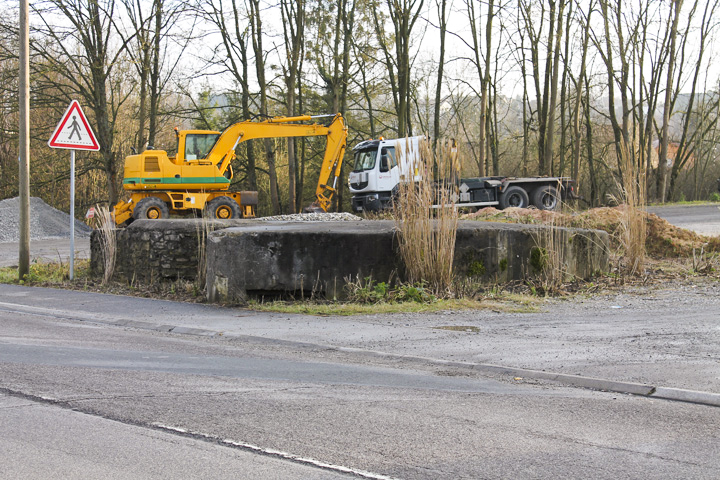 Ligne Maginot - GROS REDERCHING CENTRE (AVANT POSTE) - (Blockhaus pour arme infanterie) - Facade de tir