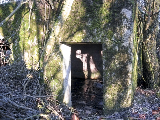 Ligne Maginot - GUCKENBERG 3 - (Blockhaus pour canon) - L'entrée du personnel